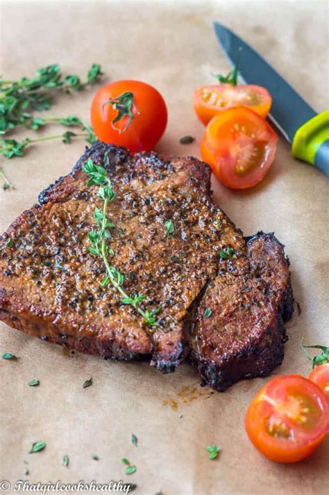 Perfectly tender and juicy with that golden crispy crust you love! Air fryer steak | Recipe | Air fryer steak, Healthy ...