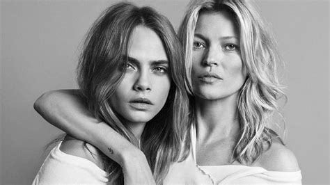 Cara Delevingne And Kate Moss Get Nearly Naked During SelfieSwap