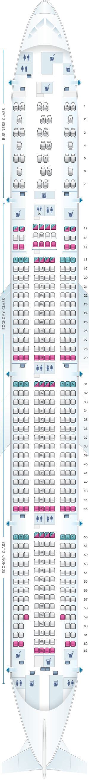 Airplane 77w Seat Map