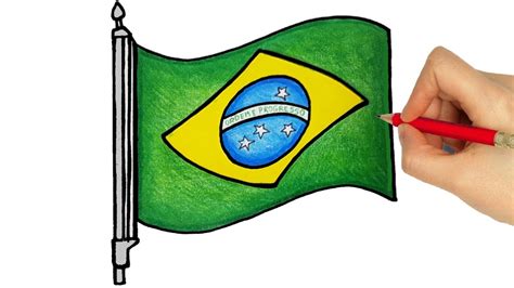 Como Fazer A Bandeira Do Brasil Desenho De 7 De Setembro Youtube