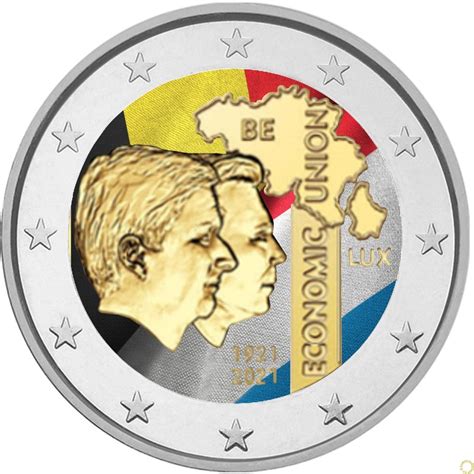 Eurocoin Eurocoins 2 Euro Belgium 2021 100 Years Of Bleu Ii Col