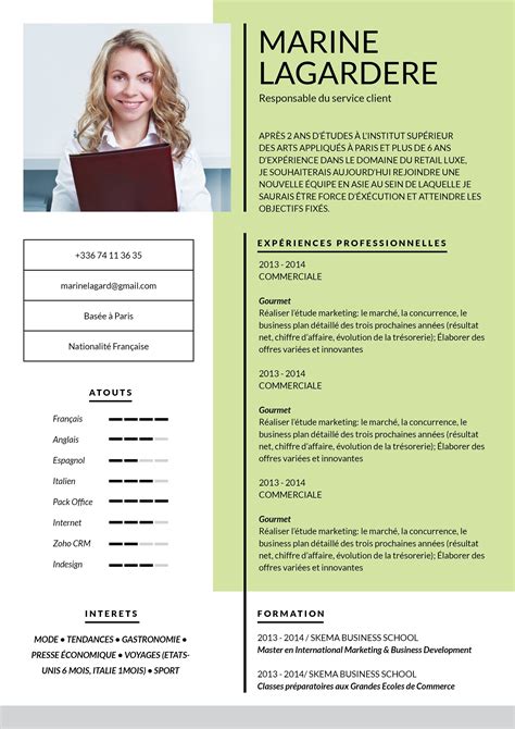 See our selection of 50+ free, professional cv examples for the most popular industries. Exemple cv master rh | Exemple cv, Candidature spontanée ...