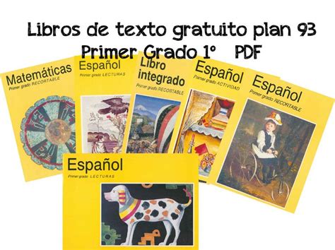 Colección Completa De Libros Del 1° Plan 1993 Diario Educación