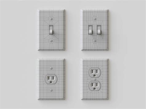 Free Electrical Light Switches 3d Models