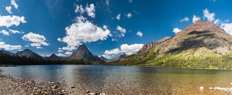 Two Medicine Lake Glacier National Park Mt 12000x4934 Oc R
