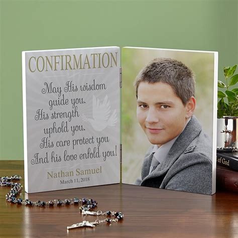 Gift ideas for any guy in your life. Confirmation Photo Panel | Personalized confirmation ...