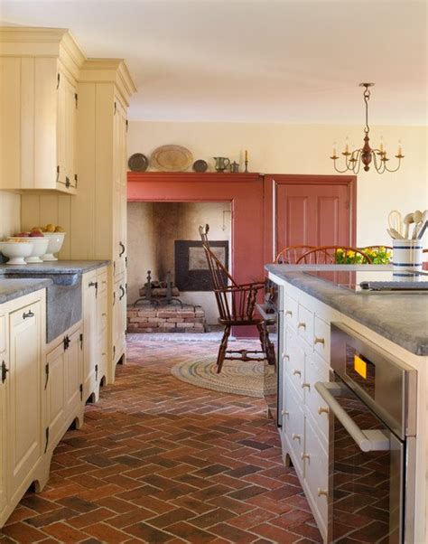 Red Brick Kitchen Floor Tiles Flooring Ideas