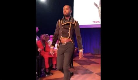 Meanwhile Safaree Out Here Walking The Runways Showing Off His Belt