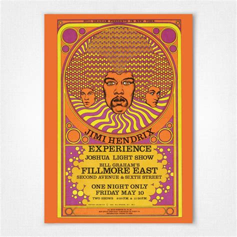 Jimi Hendrix Experience Fillmore East New York City 1968