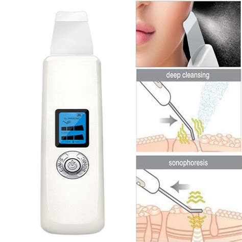 ultrasonic skin scrubber spatula and facelift device find good health