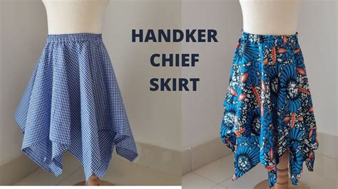 How To Cut And Sew Handkerchief Skirt Diy Handkerchief Skirt Tutorial