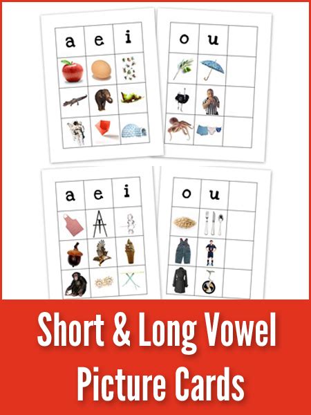 Free Printable Short And Long Vowel Flashcards Free Printable Templates