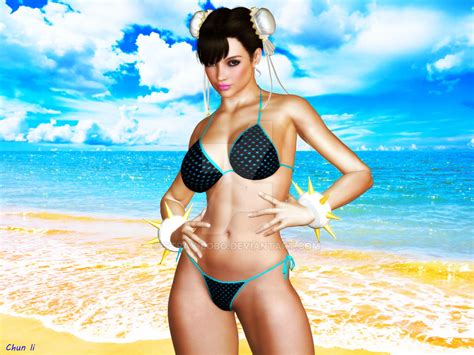 Chun Li Bikini By Stray Lobo On Deviantart