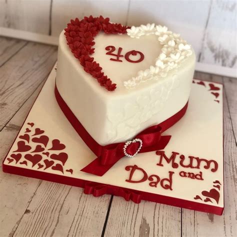 Heart Shaped Birthday Cake Cake Design Yummy Cake