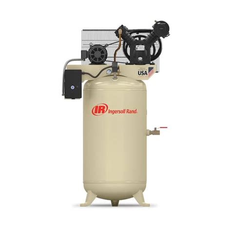 Ingersoll Rand Type 30 Reciprocating 80 Gal 5 Hp Electric 460 Volt 3