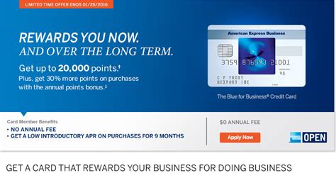 Using a 0% apr introductory offer could instantly give you up to 21 months to pay back your current balances. Amex Blue for Business Credit Card 20K Signup Bonus (Up from 10K)