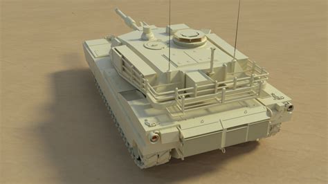 M1a2 Abrams 3d Model Turbosquid 1258322