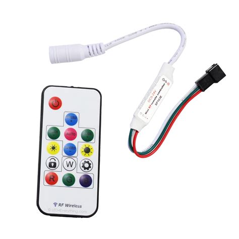 Sp103e Mini Rf Wireless Remote Controller For Led Strip Ws2811 Ws2812b