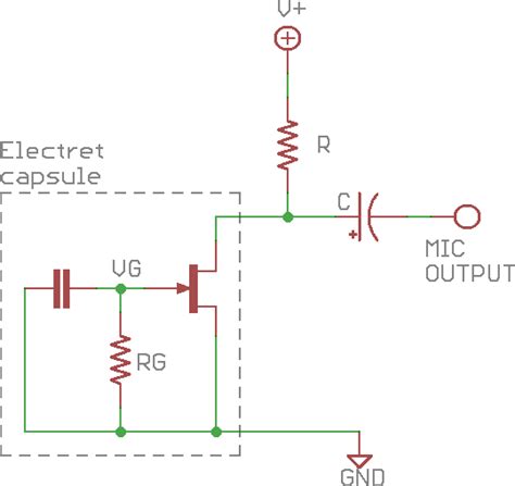 Simple Microphone Circuit Diagram Ilhonhada Web
