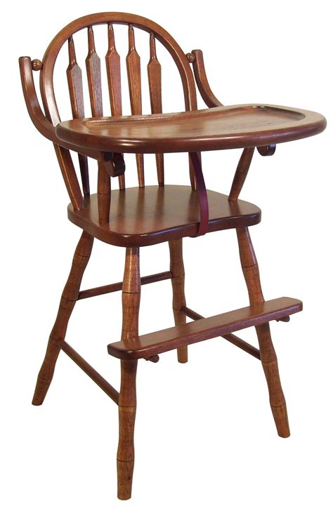 A high wooden chair can last for many years the best wooden high chairs offer your kid stylish and secure seating. Lancaster Arrow-Back Wooden High Chair from DutchCrafters ...