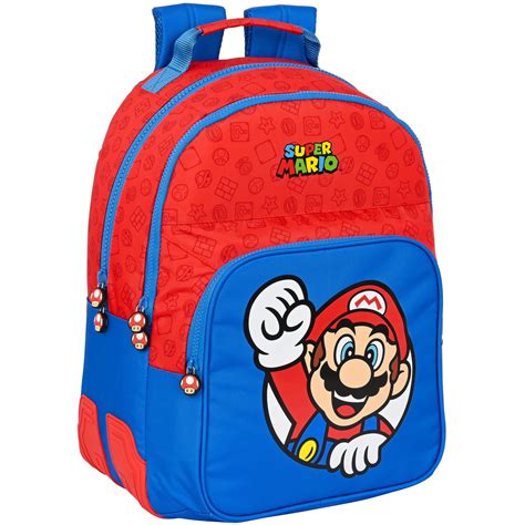 Super Mario Backpack 42 X 32 X 15 Cm Polyester Simbashopnl