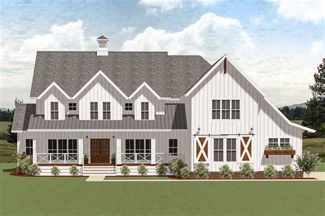 Plan 46380la Exclusive Country Dream House Plan With Optional 6th