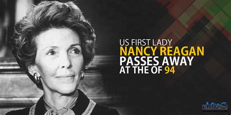 Us First Lady Nancy Reagan Passes Away At The Of 94 Blog Management