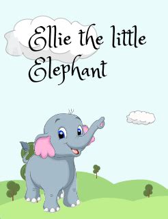 $339.99 gold rimmed snakeskin lined tray 13x20. Ellie the little Elephant | My Storybook