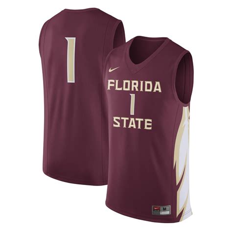 Find a new college basketball jersey at fanatics. #1 Florida State Seminoles Nike College Basketball Replica ...