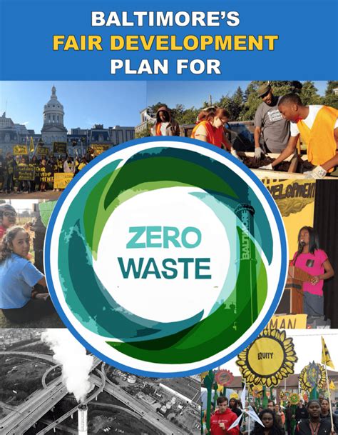 Report Baltimores Fair Development Plan For Zero Waste Institute