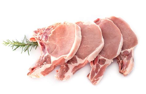 All Natural Pork Thin Cut Bone In Cc Loin Chops 1 Lb Avg 3 Pcpk Arctic Foods