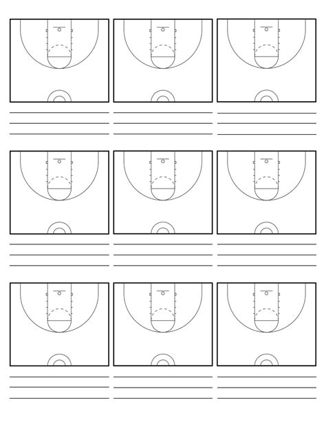 Custom Court Diagram Sheets Words On The Bounce