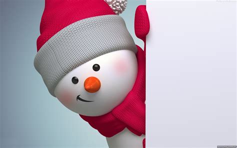 Download Cute Merry Christmas Snowmen Wallpaper New Hd By Kyleconner