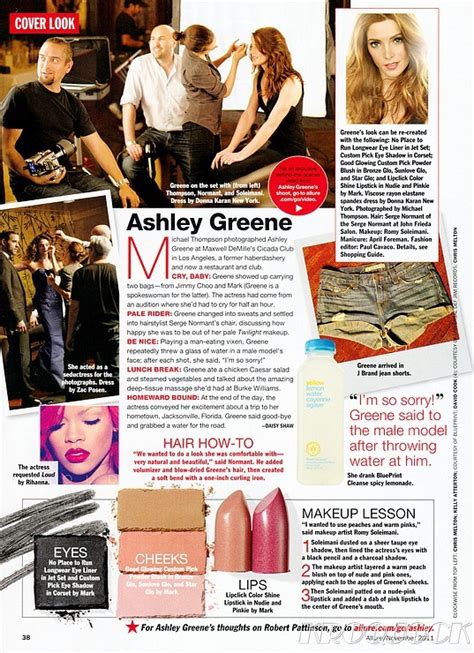 The Scans Of Ashley In Allure Magazine Now In Hq Ashley Greene Photo