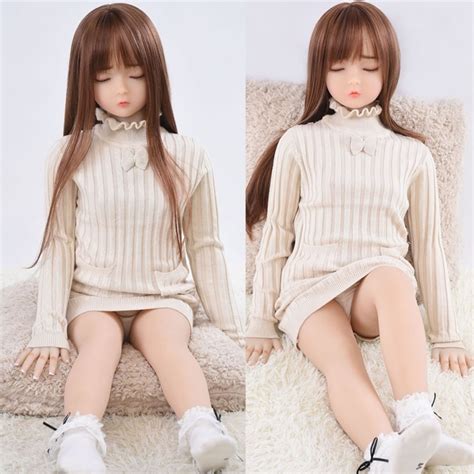 125cm sex doll real tpe eye closed mini love doll with small breast china sex doll and mini