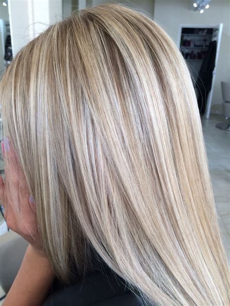 Highlights And Lowlights Ash Blonde Hair Colour Cool Blonde Hair