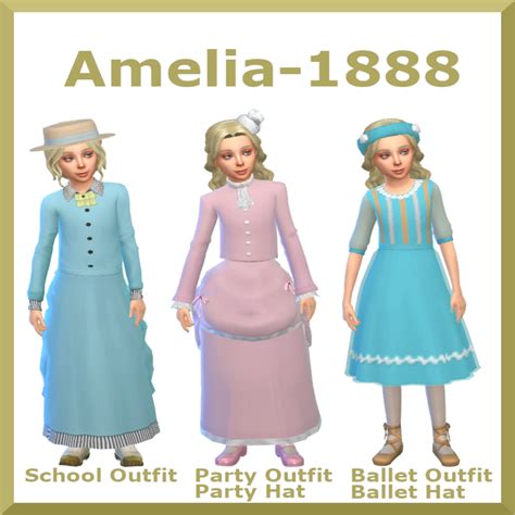 Amelia Set The Sims 4 Create A Sim Curseforge