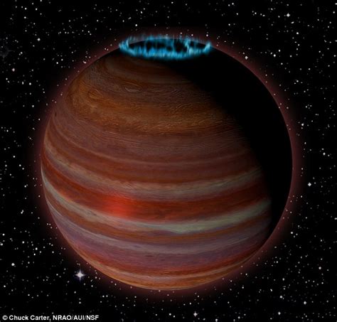 Massive Rogue Planet Crowned With A Glowing Aurora And A Magnetic Field