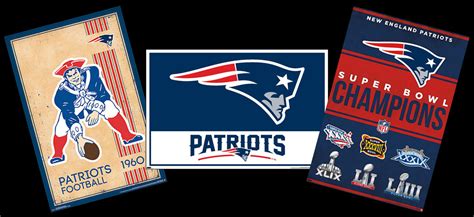 New England Patriots Official Nfl Football Team Helmet Logo Poster T