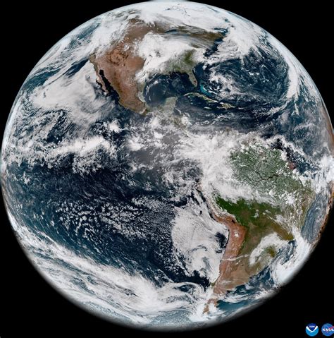 Stunning First Imagery Of Earth From Advanced Goes 18 Satellite
