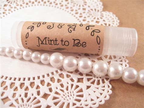 Custom Personalized Lip Balm Favors Wedding Lip By TheSudsCafe