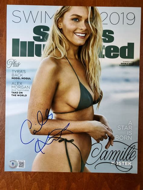 Camille Kostek Signed Beckett Certified 8x10 Photo Sexy Gronk Ebay