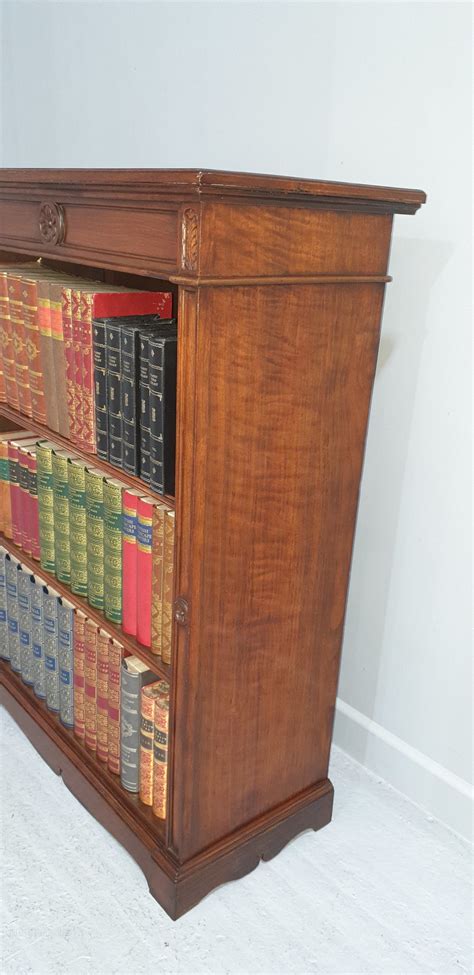 Mahogany Adjustable Open Bookcase Antiques Atlas