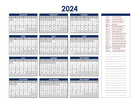 Uae Calendar 2024 With Holidays - Cammi Corinna