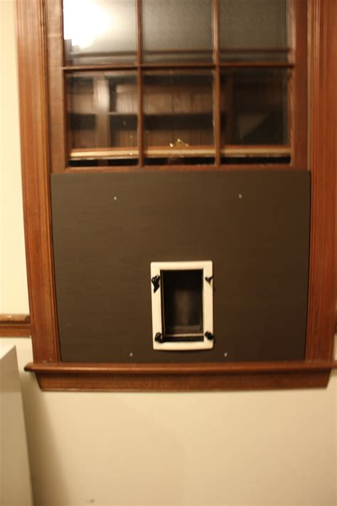 Here are 25 best diy cat door ideas you can make easily with limited supplies. *The Handcrafted Life*: How To: Build a Custom Cat Door in a Window (Spring/Summer Edition)