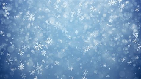 Falling Snowflakes Snow Background Stock Footage Video