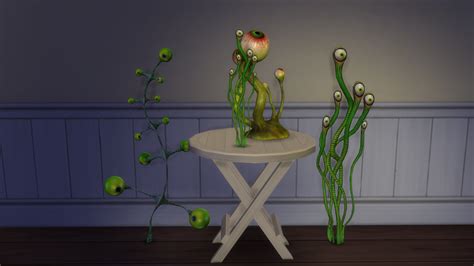 Sims 4 Ccs The Best Garden Of Creepy Eyes By Helensims