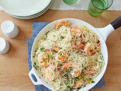 The angel hair past will cook in about 2 minutes once it starts, so get everything ready. Baked Shrimp Scampi Recipe | Ina Garten | Food Network