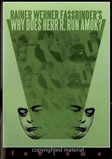 Why Does Herr R Run Amok Dvd 1970 Dvd Empire