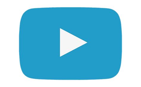 Youtube Light Blue Logo Transparent Png Stickpng